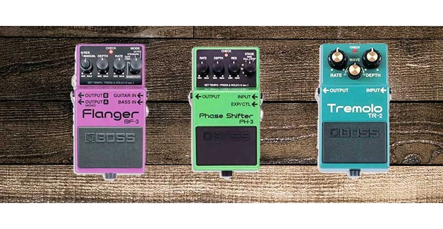 Pedais de Efeitos: As diferenças entre Flanger, Phaser & Tremolo